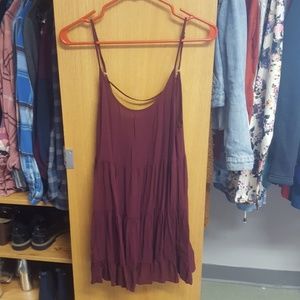 Brandy Melville Tiered Ruffle Dress